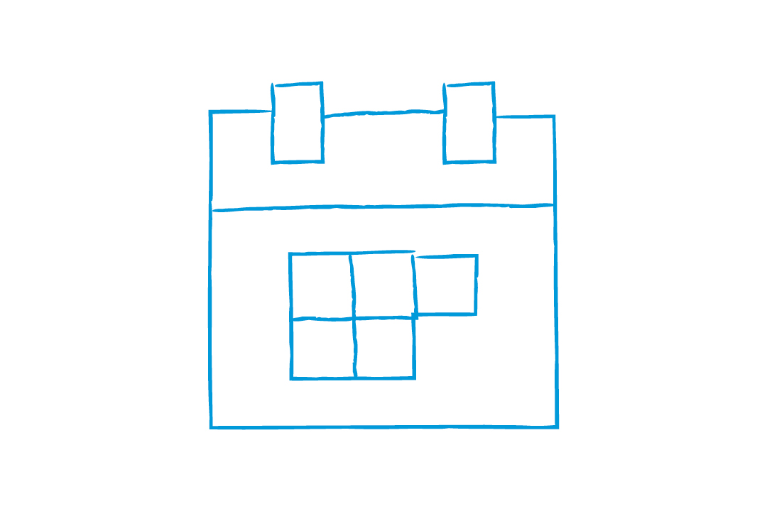 graphic of a calendar