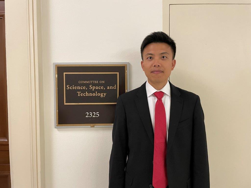 Peng Wei on Capitol Hill