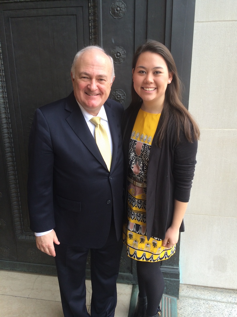 Man and a women taking a picture 