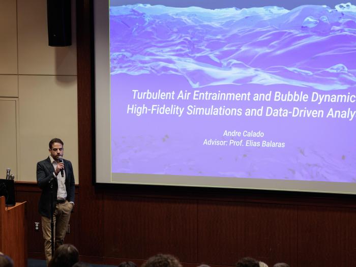 Andre Calado sharing his presentation