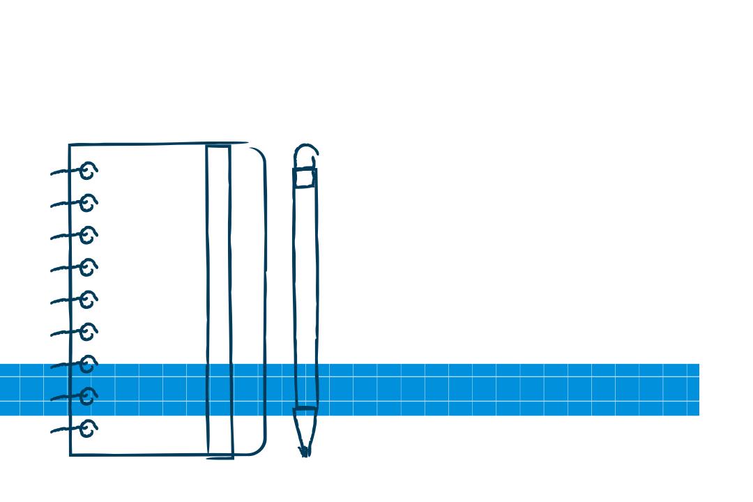 graphic of notebook and pencil