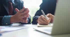 Consultants working together